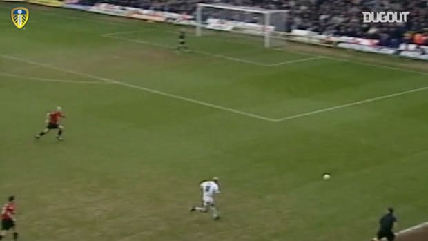 Mark Viduka’s flying header against Manchester United